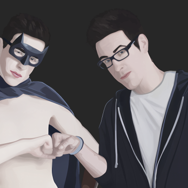Cartoon art komediálního dua Madbros